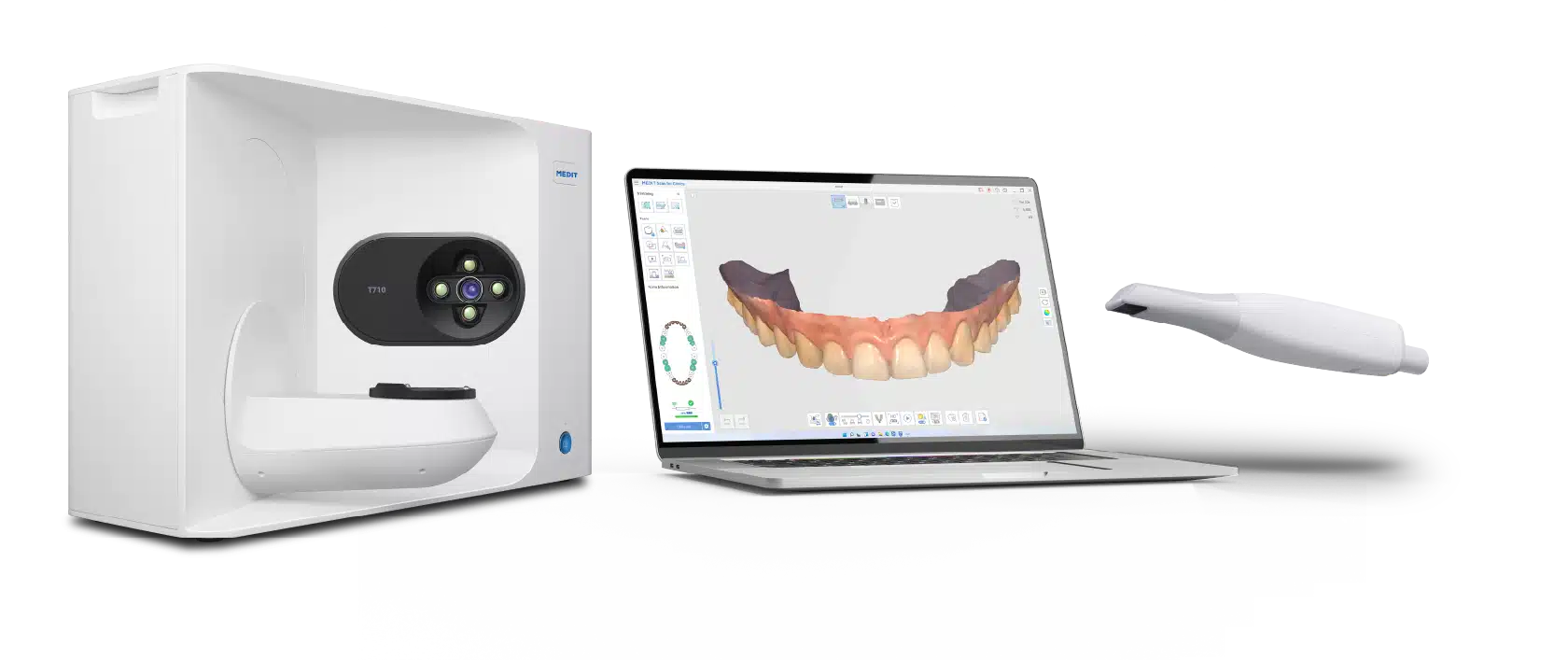 Versatility_Medit i700 wireless Intraoral scanner