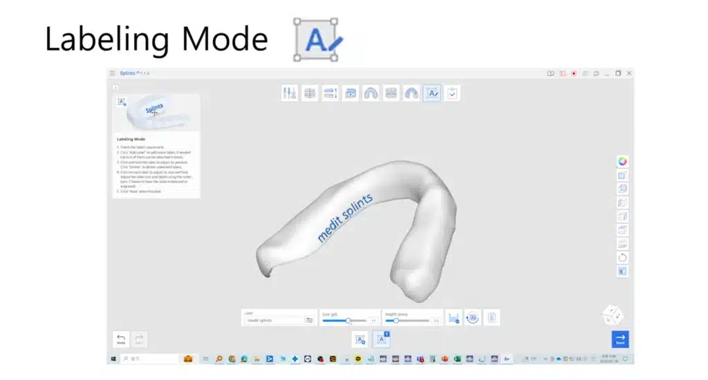Design -labeling Mode