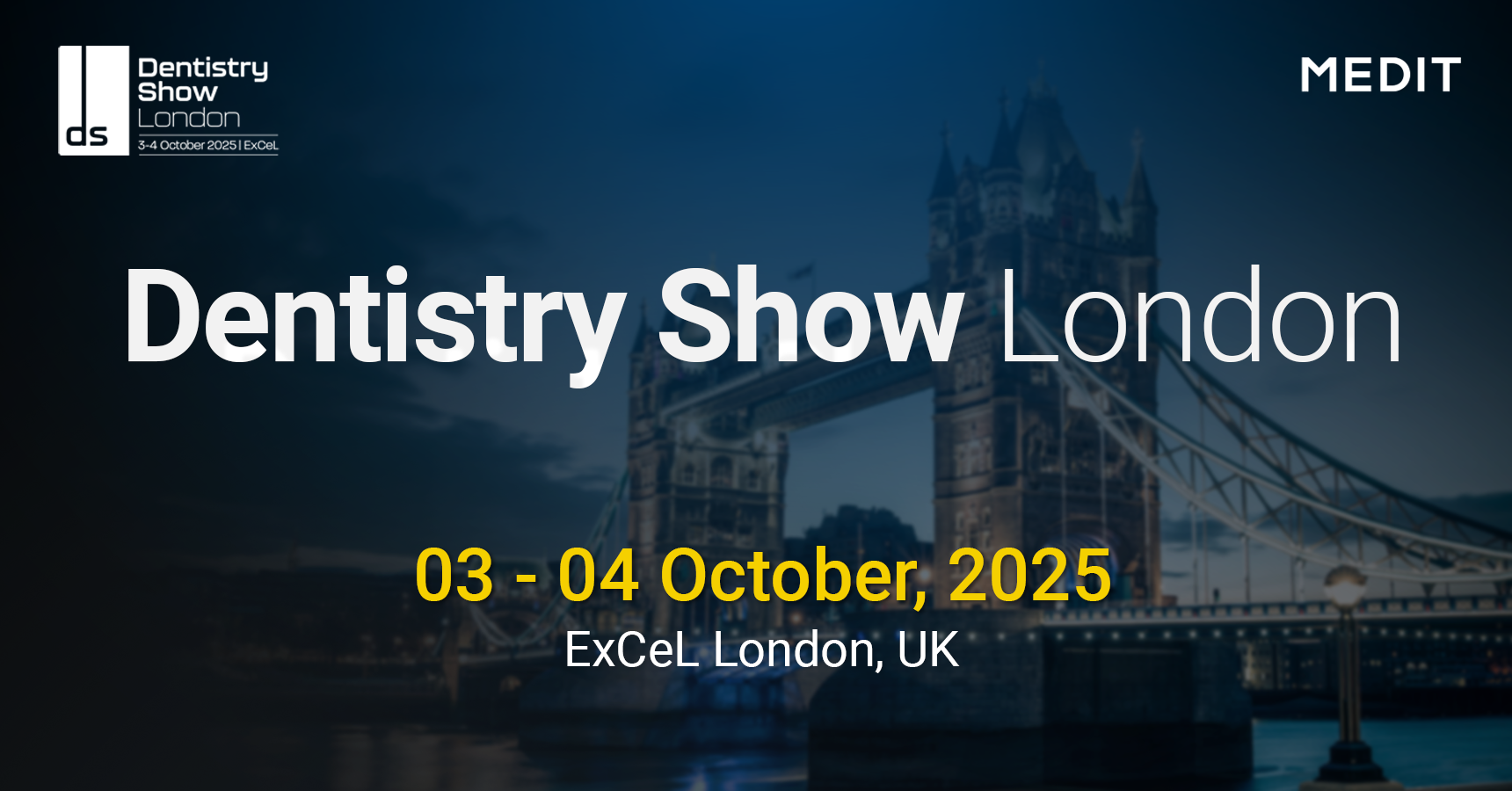 Event-banner-_--dsdentistry-show-london_250916-20250916-014317 - Medit Intraoral Scanner and Dental Software Salón de Odontología de Londres