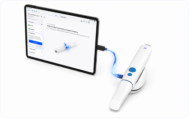 i900mが、ハブを介してiPadに接続されていることを示しています